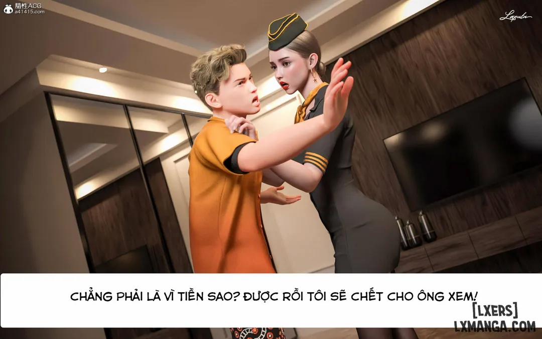 Ảo tưởng của nữ tiếp viên Oneshot trang 38