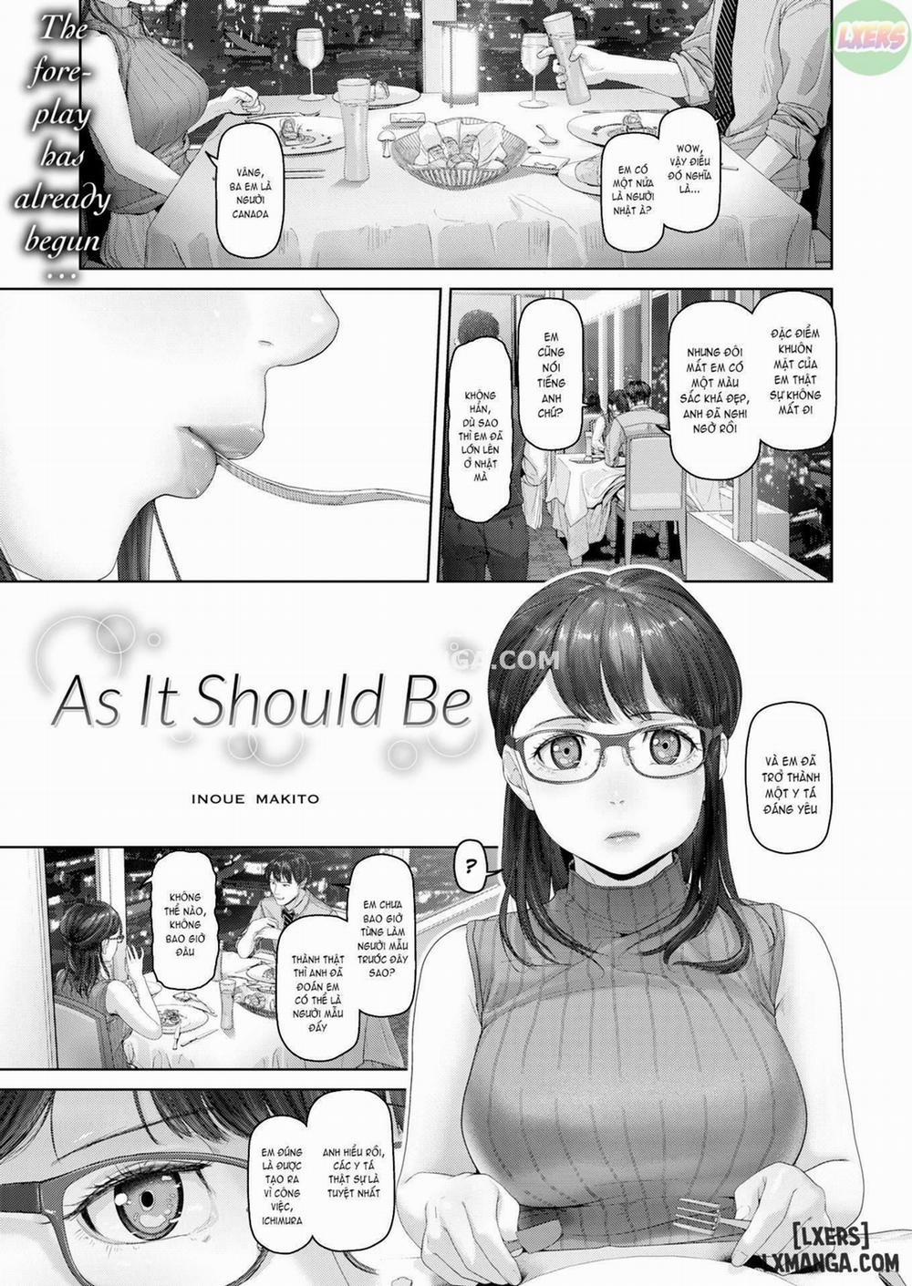 As it Should Be Oneshot trang 0