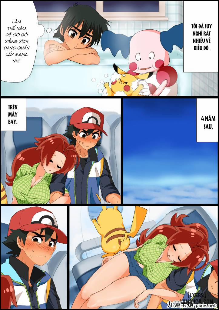 Ash X Delia Doujin Oneshot trang 16