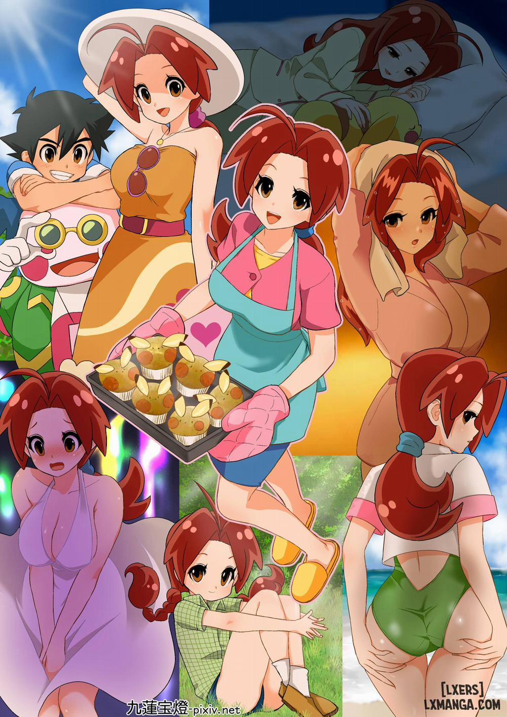 Ash X Delia Doujin Oneshot trang 3