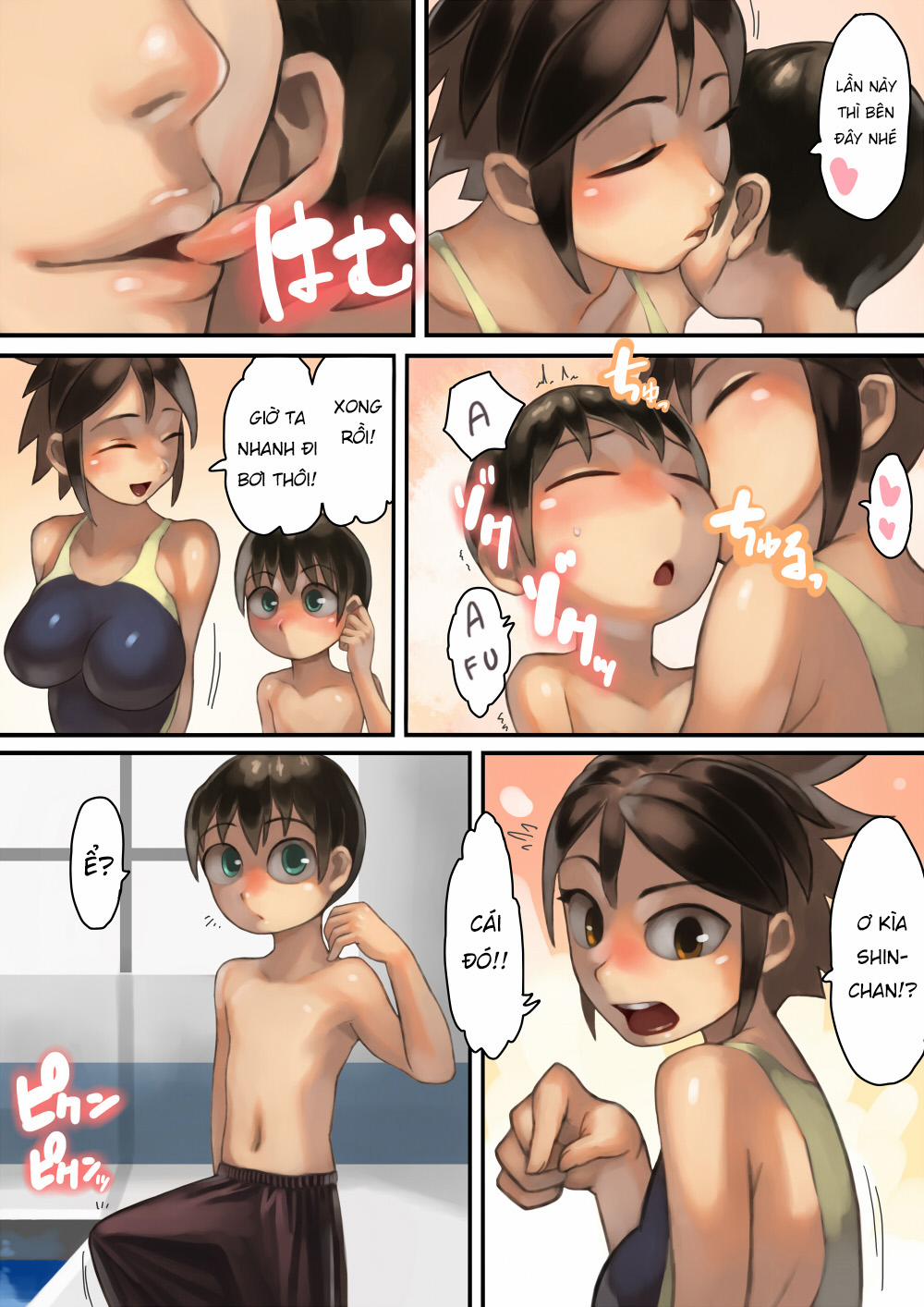 Asoko Ga Ookikute Nayandeiru Shota To Itoko No Onee-San Oneshot [Full Color] trang 33