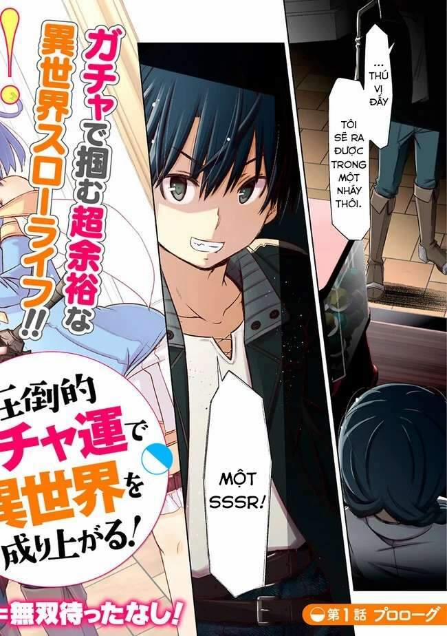 Attouteki Gacha Un De Isekai O Nariagaru! 1 trang 3