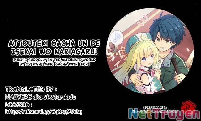 Attouteki Gacha Un De Isekai O Nariagaru! 14 trang 15