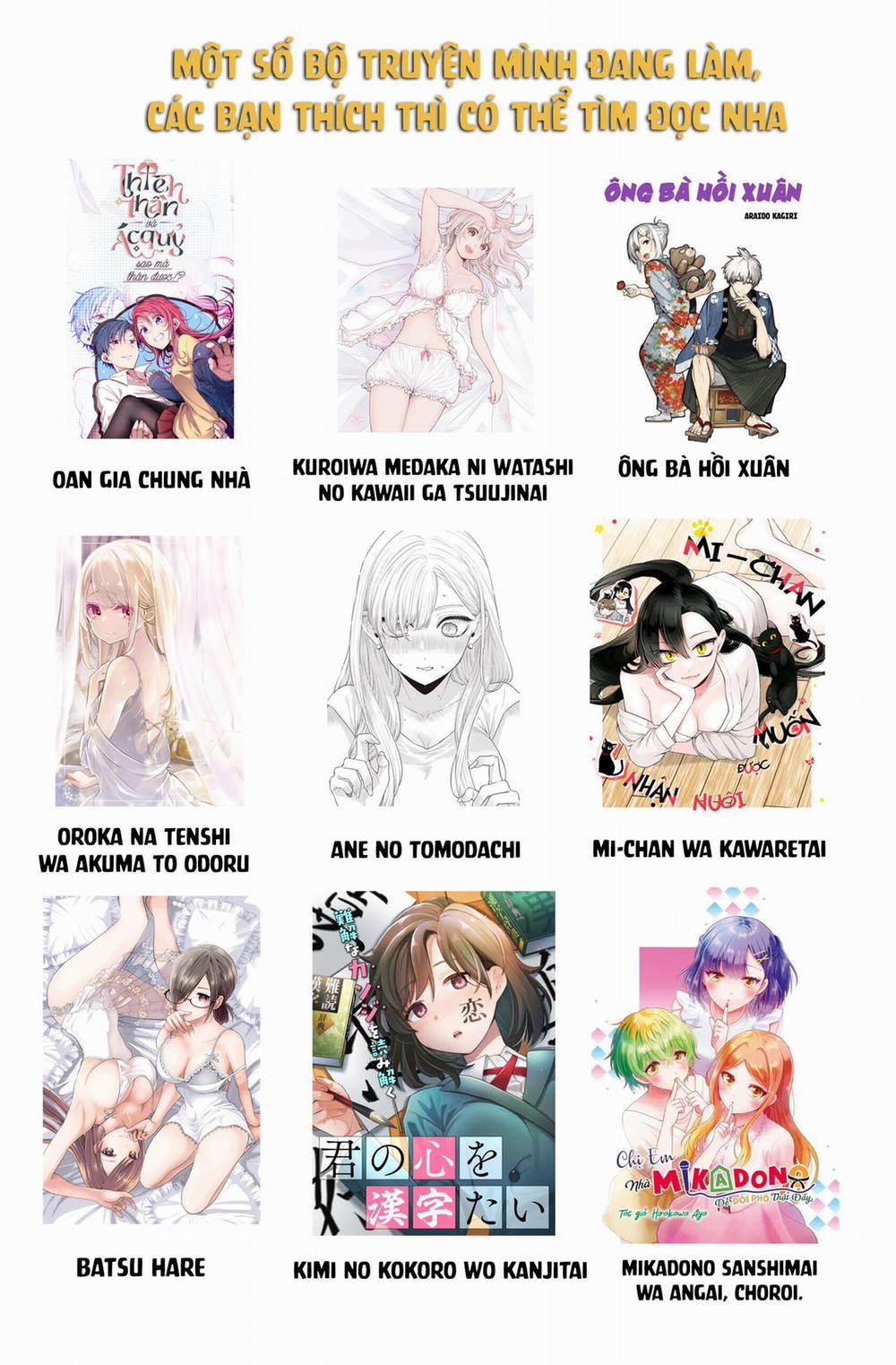 Ba Chị Em Nhà Mikadono Dễ Đối Phó Thật Đấy 136 trang 19