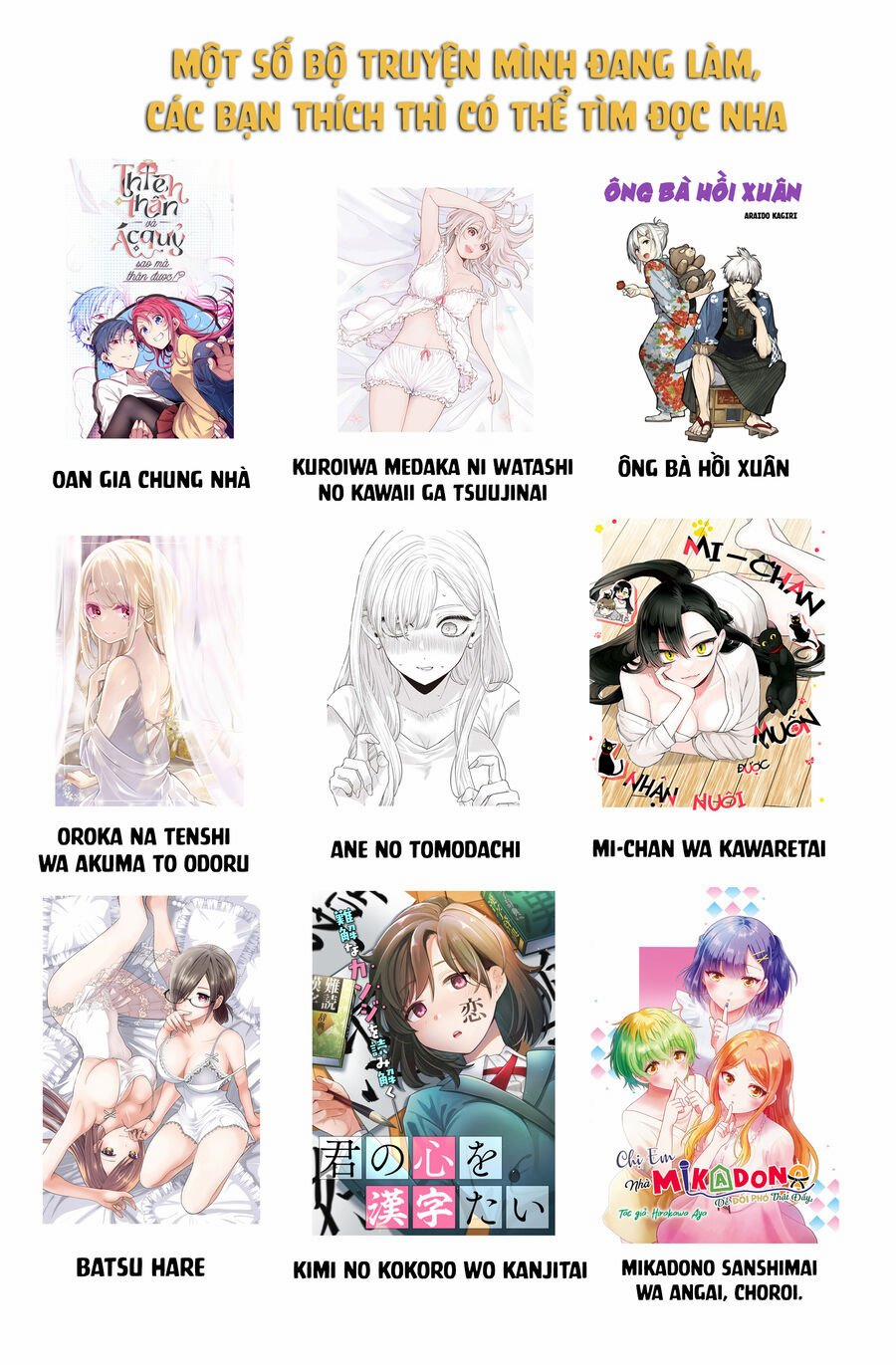 Ba Chị Em Nhà Mikadono Dễ Đối Phó Thật Đấy 152 trang 19