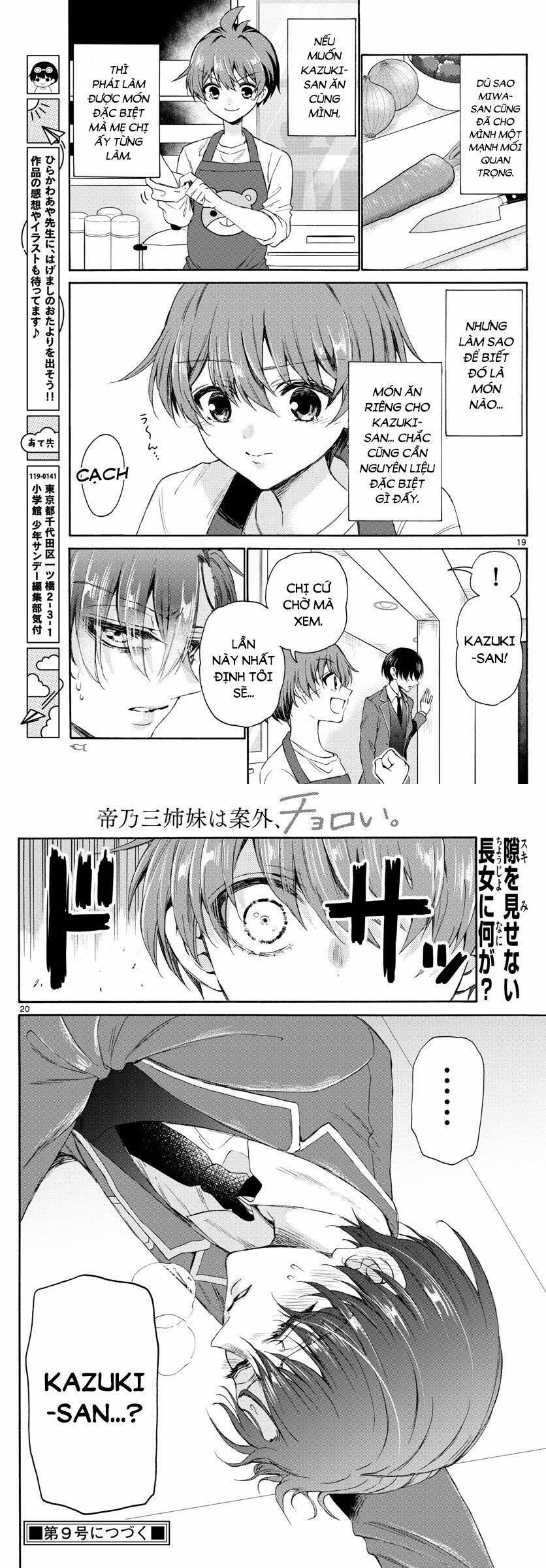 Ba Chị Em Nhà Mikadono Dễ Đối Phó Thật Đấy 4 trang 14