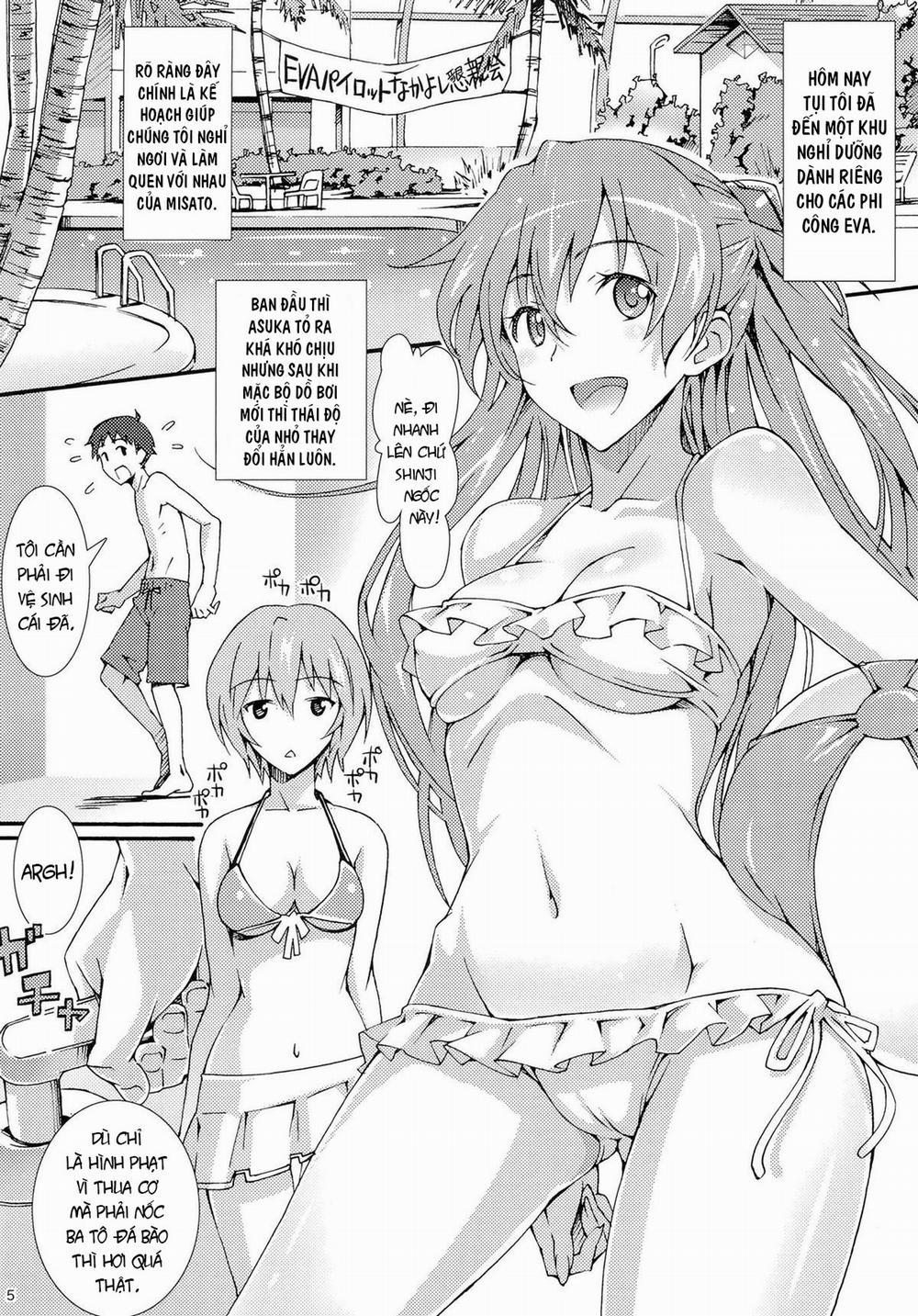 Ba phi công Eva thác loạn bị bắt gặp Oneshot trang 3