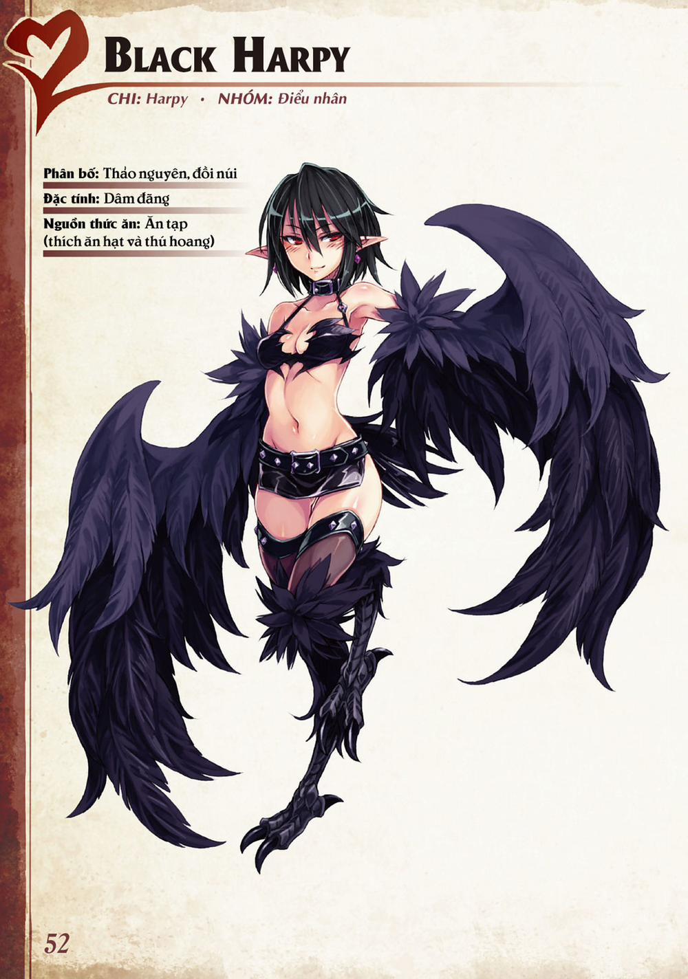 Bách khoa toàn thư Monster Girl 0 Black harpy trang 0