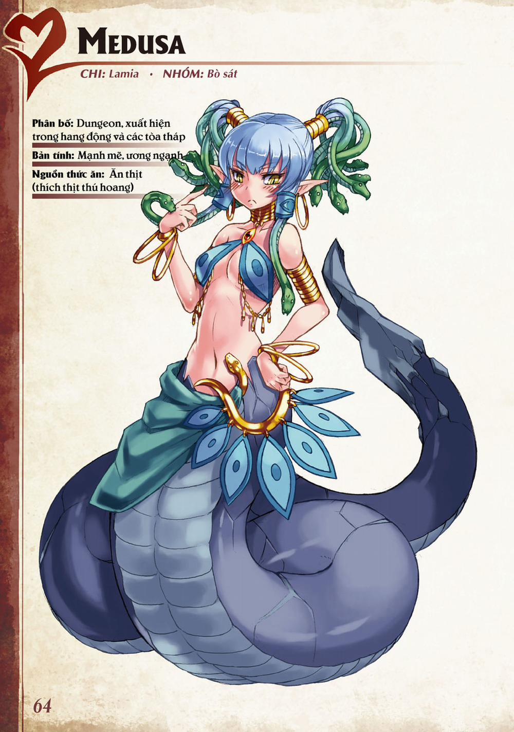Bách khoa toàn thư Monster Girl 0 Medusa trang 0
