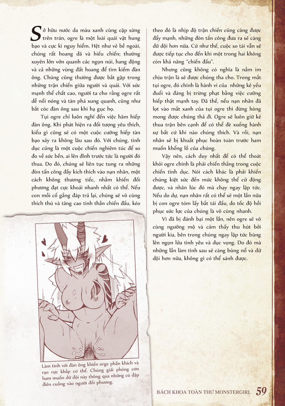 Bách khoa toàn thư Monster Girl 0 Ogre trang 1