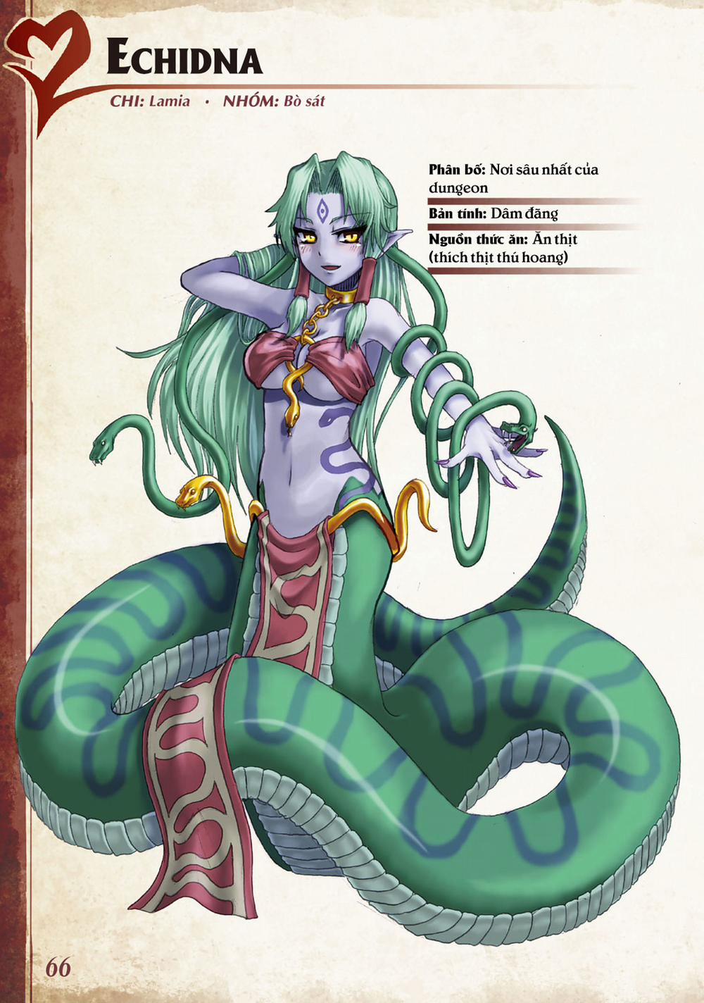 Bách khoa toàn thư Monster Girl 027: Echidna trang 0