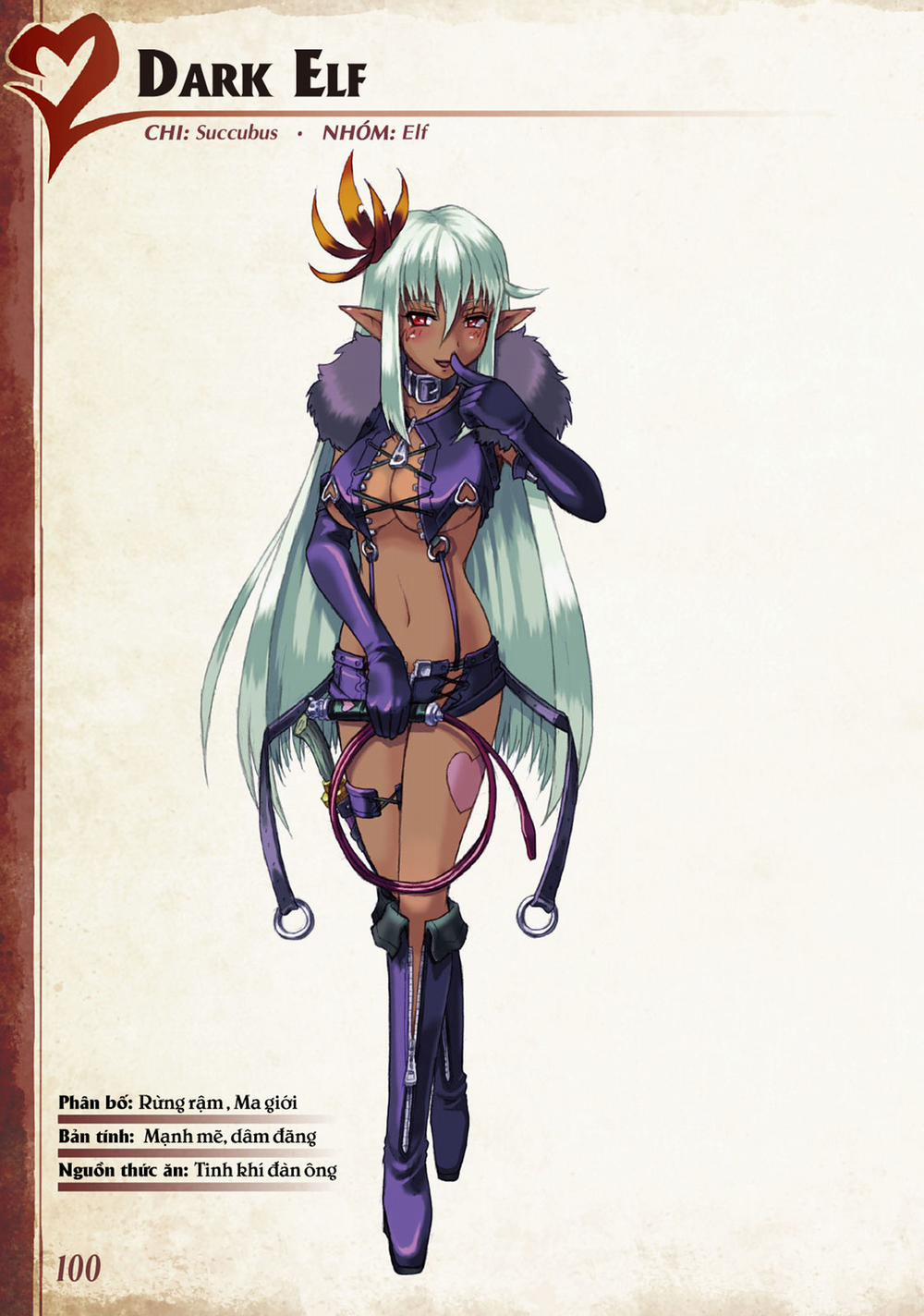 Bách khoa toàn thư Monster Girl 043: Dark elf trang 0