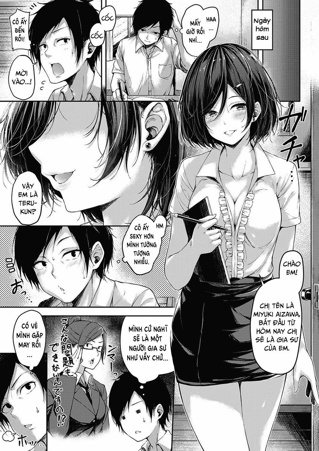 Bài test tập trung của chị gia sư xinh đẹp Oneshot trang 3