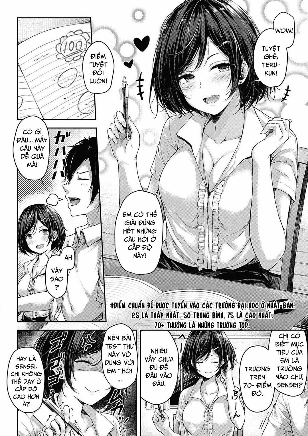 Bài test tập trung của chị gia sư xinh đẹp Oneshot trang 4