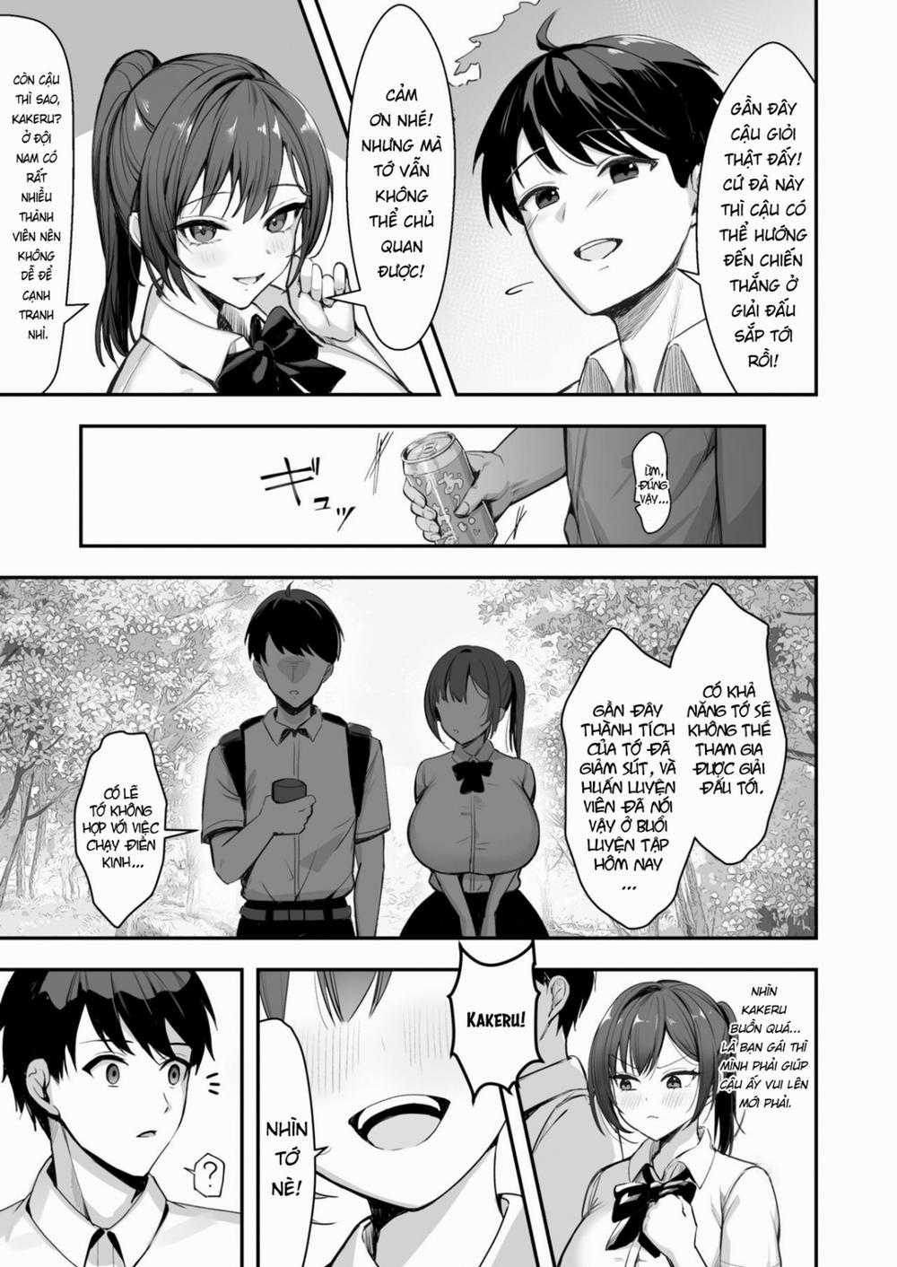Bakunyuu na Rikujoubu no Kanojo, Senpai ni wa Sakaraemasen Oneshot trang 6