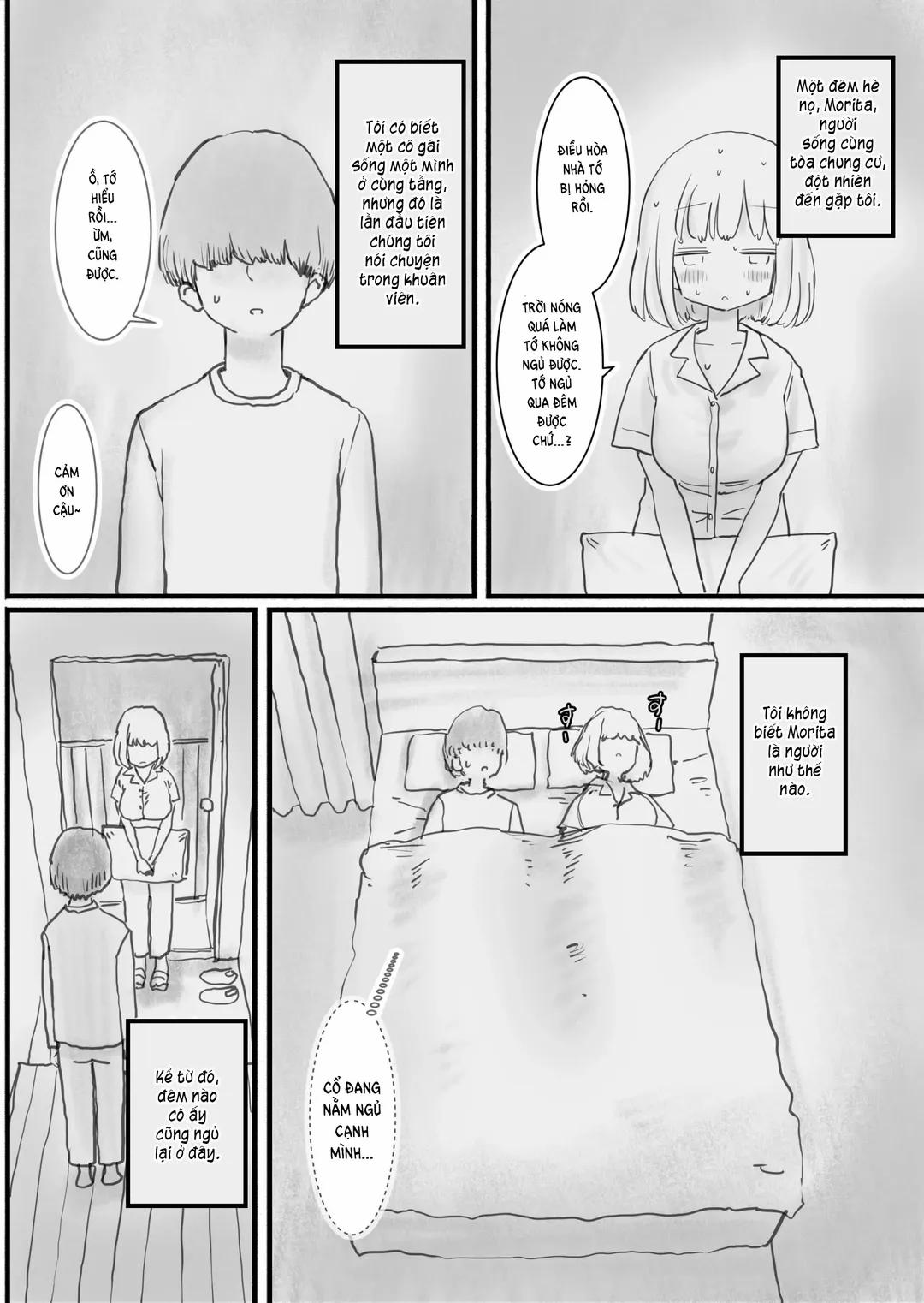 Bạn cùng lớp Morita cho phép tôi tự do sử dụng cơ thể khi cô ấy ngủ Oneshot trang 3