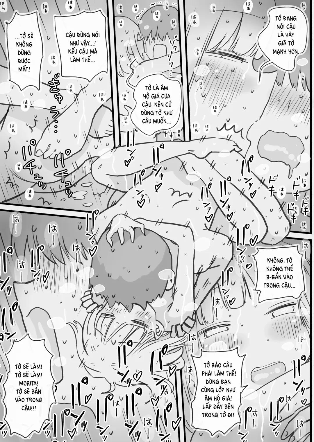 Bạn cùng lớp Morita cho phép tôi tự do sử dụng cơ thể khi cô ấy ngủ Oneshot trang 32