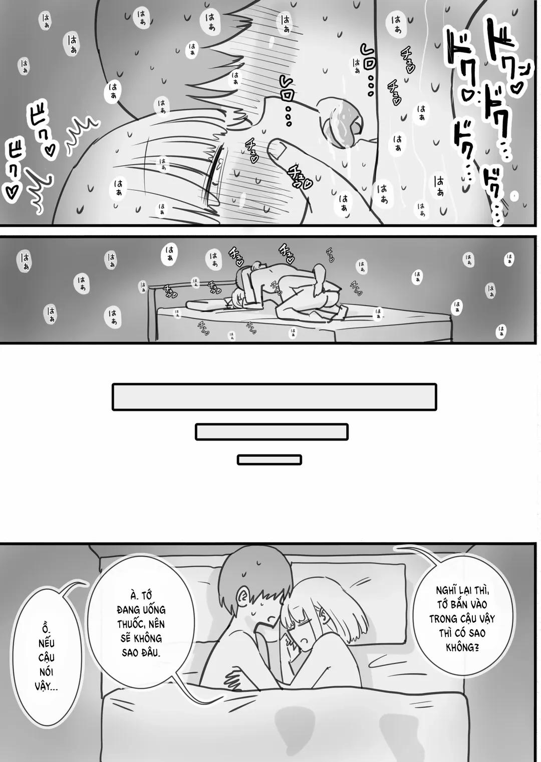 Bạn cùng lớp Morita cho phép tôi tự do sử dụng cơ thể khi cô ấy ngủ Oneshot trang 34