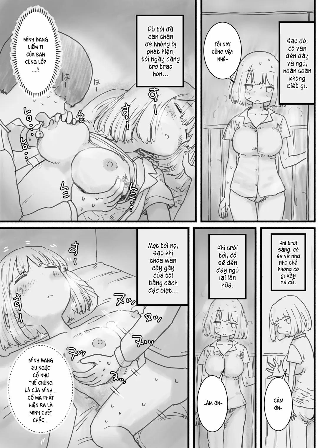 Bạn cùng lớp Morita cho phép tôi tự do sử dụng cơ thể khi cô ấy ngủ Oneshot trang 6