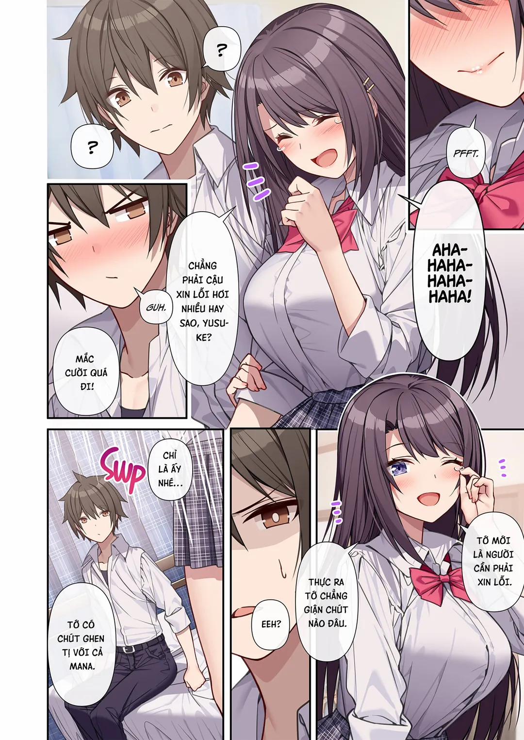 Bạn gái luân phiên – Mối tình tay ba Oneshot trang 15