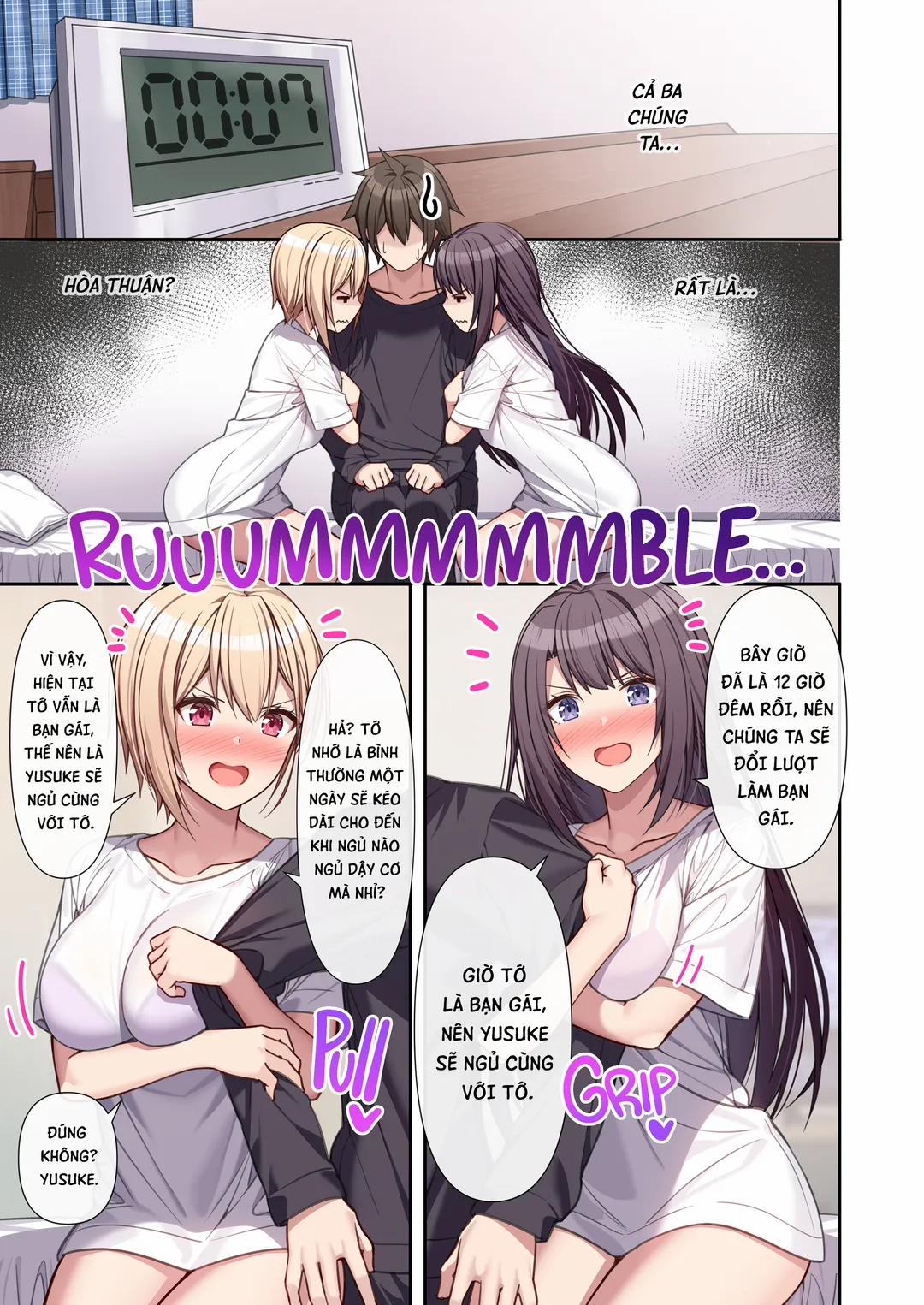 Bạn gái luân phiên – Mối tình tay ba Oneshot trang 54