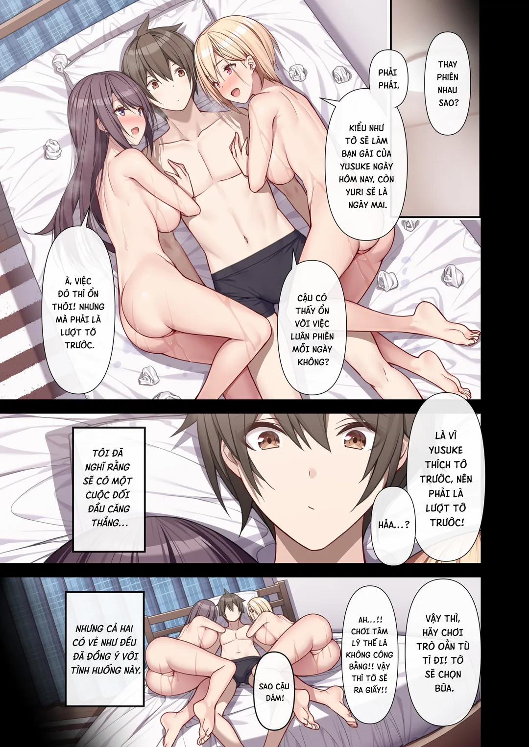 Bạn gái luân phiên – Mối tình tay ba Oneshot trang 8