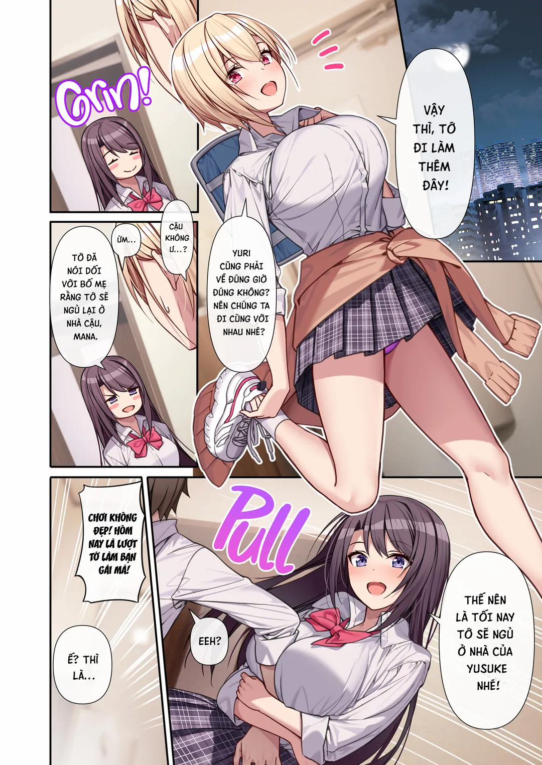 Bạn gái luân phiên – Mối tình tay ba Oneshot trang 9