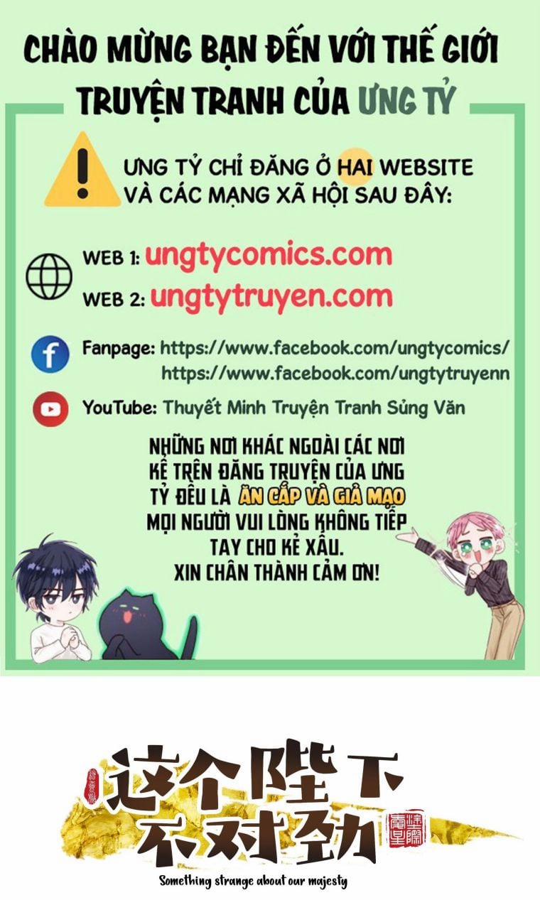 Bệ Hạ Này Bất Đối Kính 1 trang 0