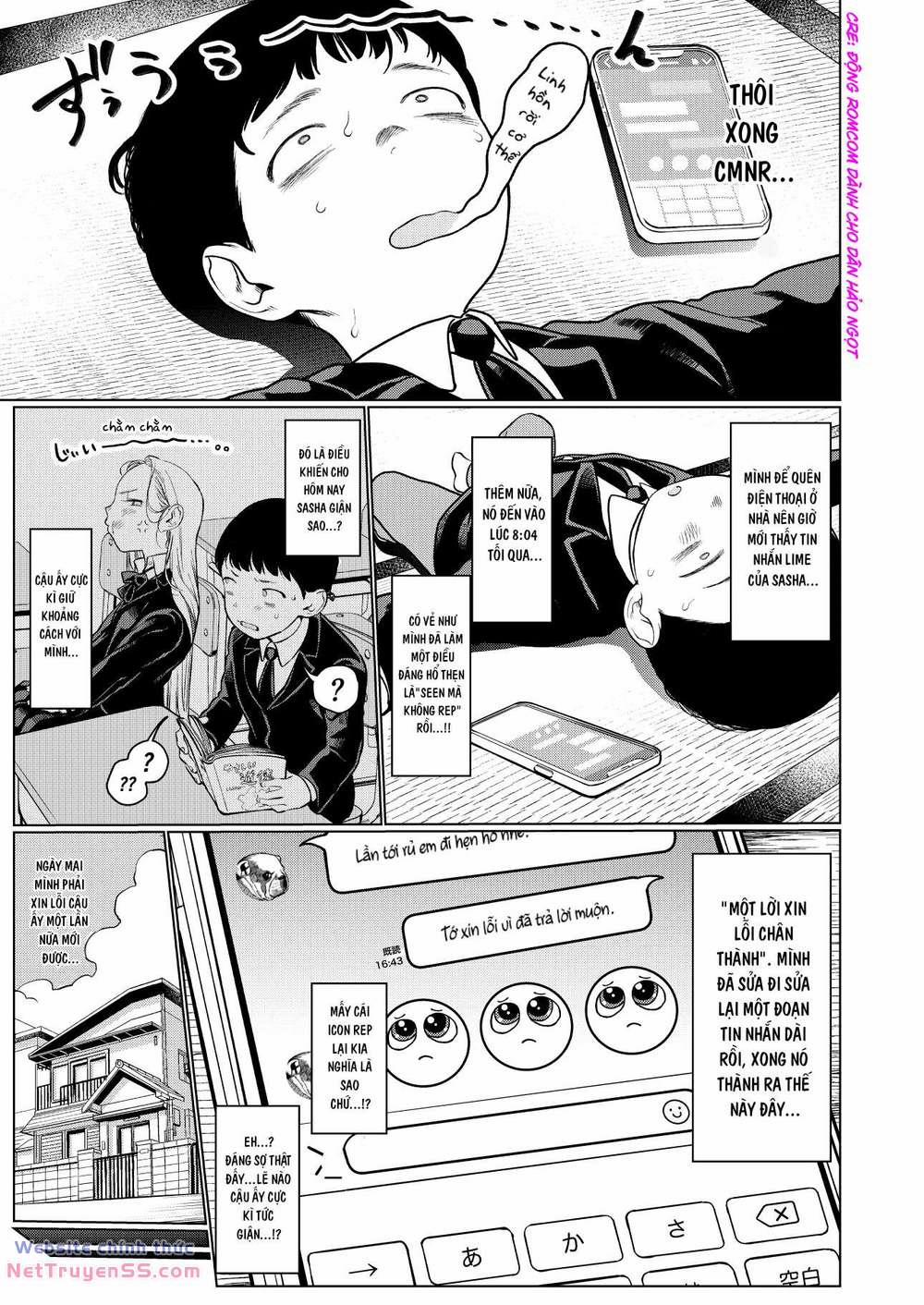 Bé Sơ Trung Sasha Và Thằng Bạn Otaku Cùng Lớp 13.5 trang 2