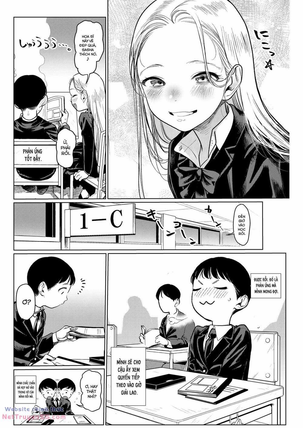 Bé Sơ Trung Sasha Và Thằng Bạn Otaku Cùng Lớp 7.5 trang 1