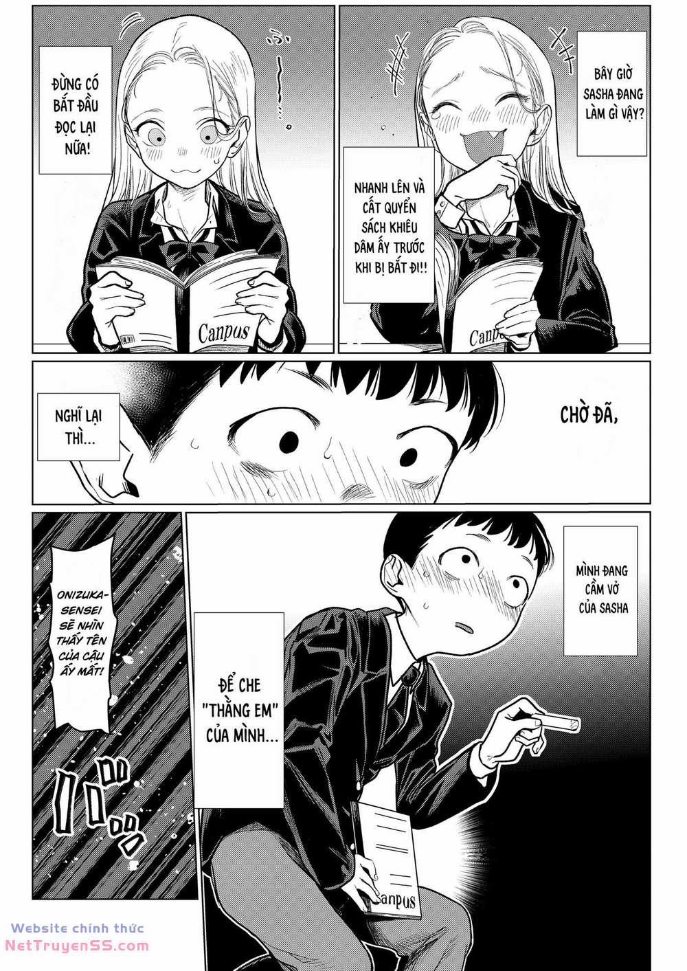 Bé Sơ Trung Sasha Và Thằng Bạn Otaku Cùng Lớp 7.5 trang 6