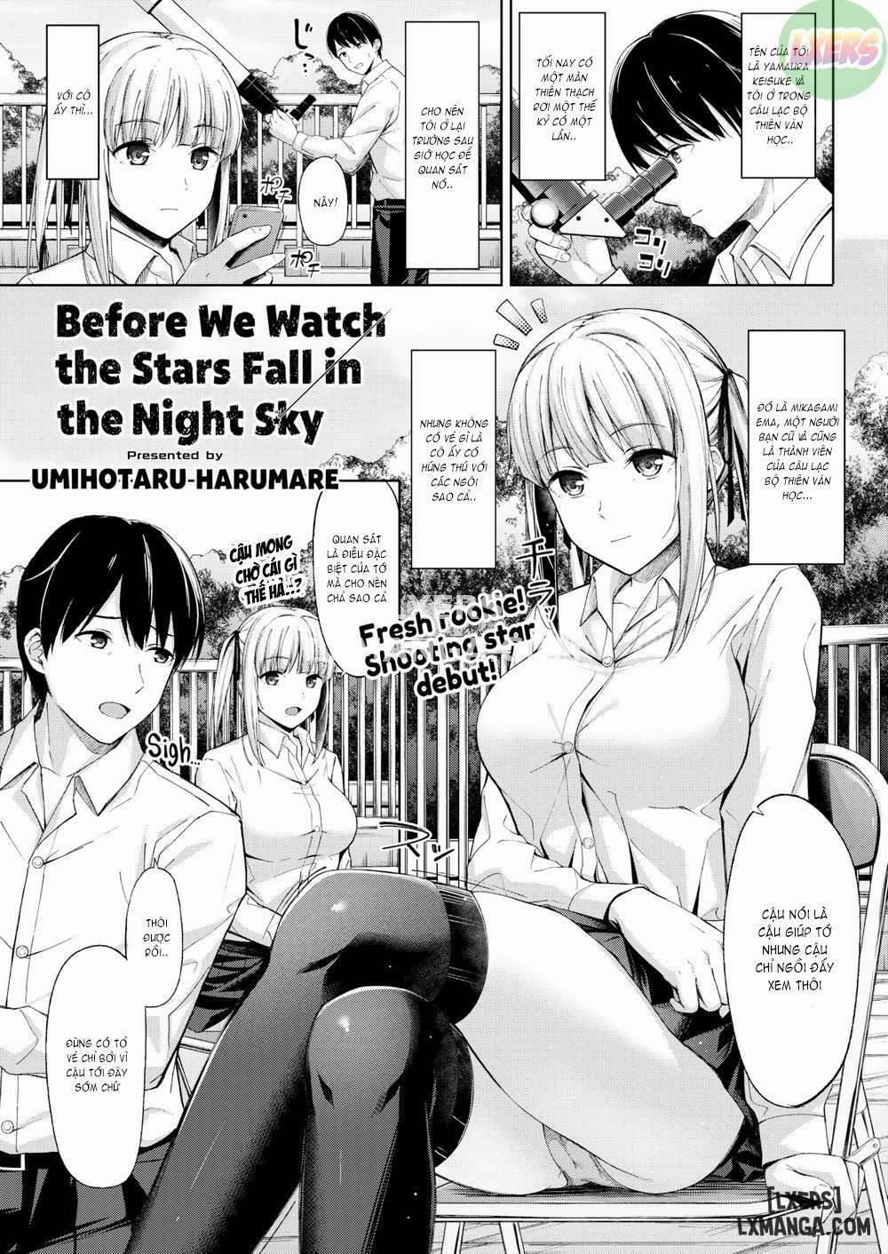 Before We Watch the Stars Fall in the Night Sky Oneshot trang 0