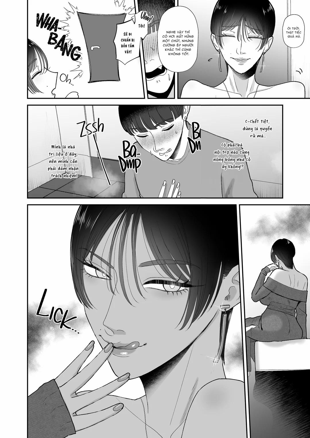 Bị nuốt chửng bởi bà nội trợ dâm đãng Oneshot trang 8