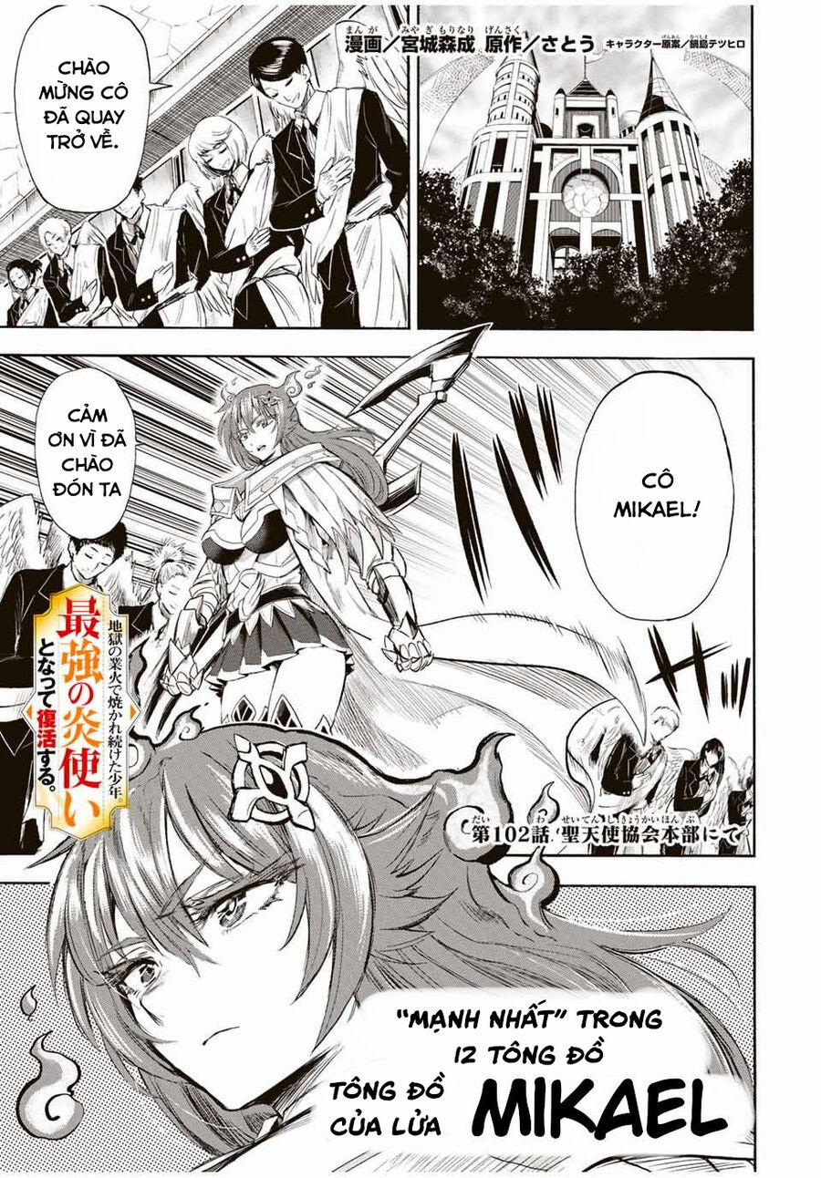 Bị Thiêu Rụi Bởi Ngọn Lửa Địa Ngục, Hồi Sinh Với Tư Cách Hoả Thuật Sư Mạnh Nhất 102 trang 2