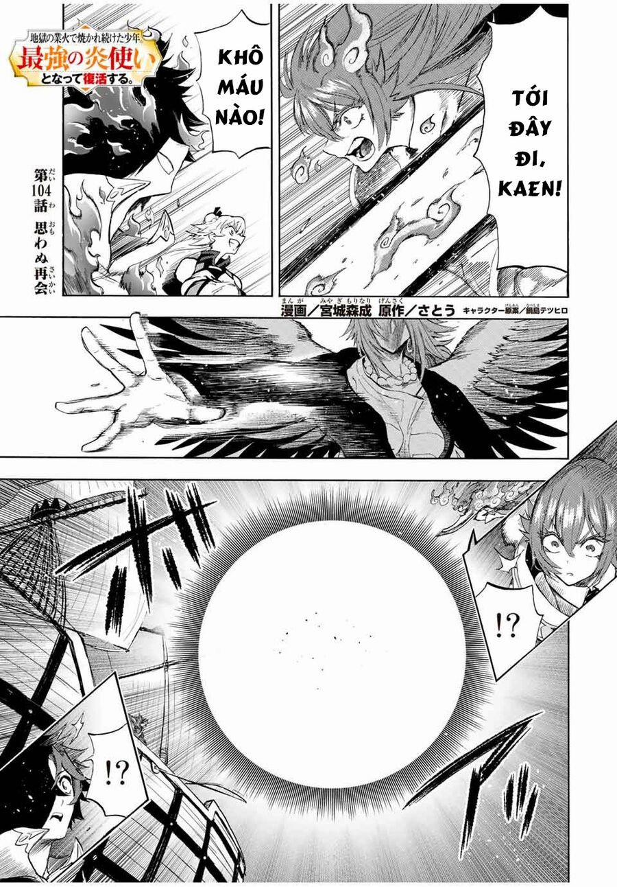 Bị Thiêu Rụi Bởi Ngọn Lửa Địa Ngục, Hồi Sinh Với Tư Cách Hoả Thuật Sư Mạnh Nhất 104 trang 2