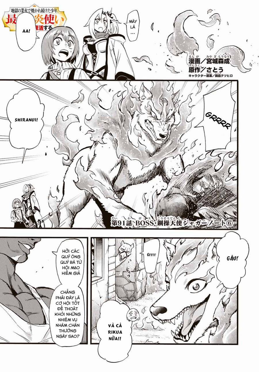 Bị Thiêu Rụi Bởi Ngọn Lửa Địa Ngục, Hồi Sinh Với Tư Cách Hoả Thuật Sư Mạnh Nhất 91 trang 2