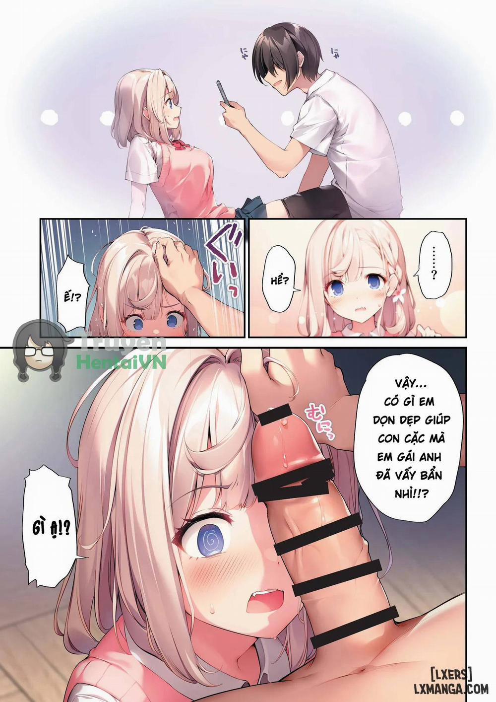 Bí Thuật Thôi Miên Để Chịch Em Gái 3- Truyện Màu 1 trang 9