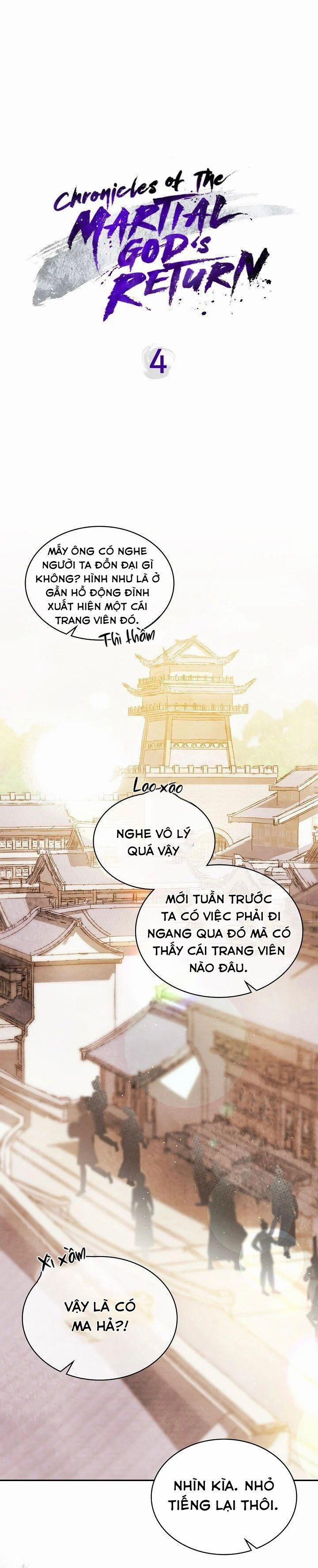 Biên Niên Sử Về Sự Trở Lại Của Võ Thần 4 trang 0