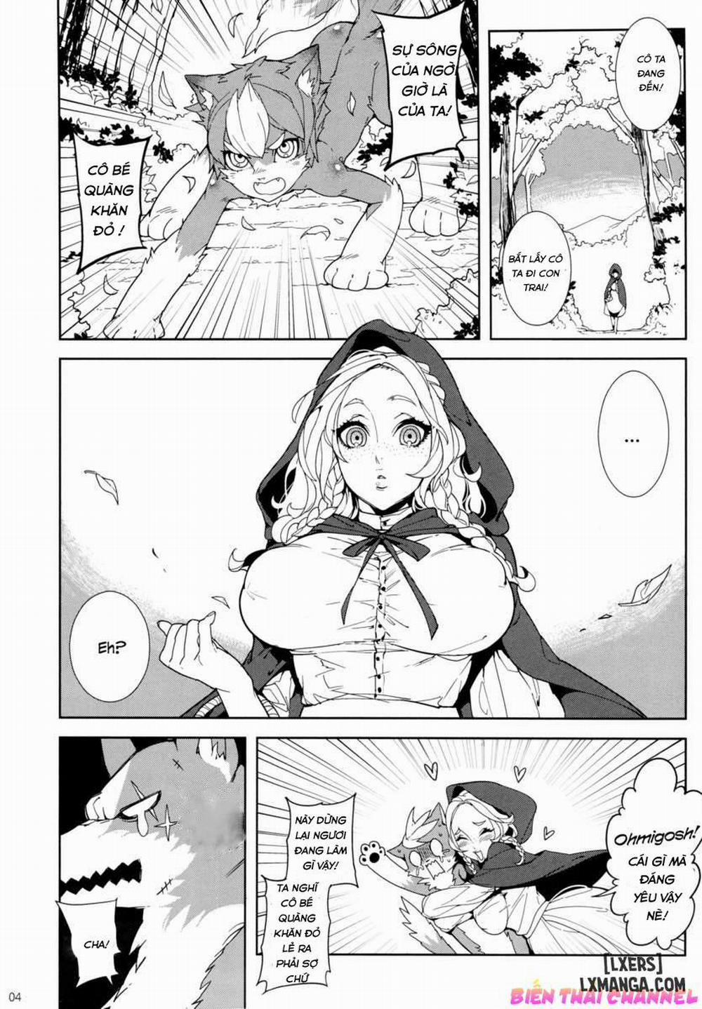 Big Red Riding Hood and The little Wolf Oneshot trang 4