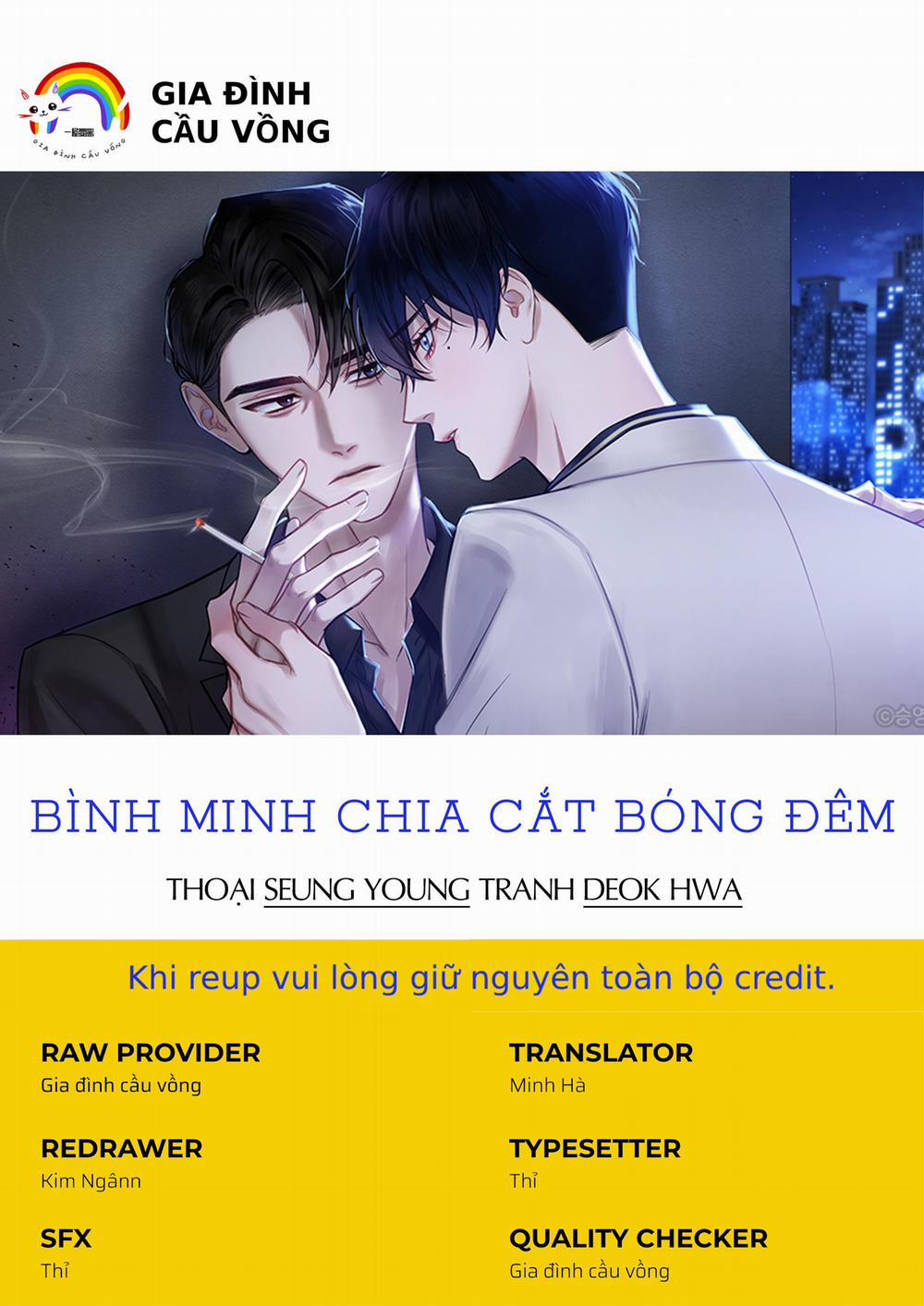 BÌNH MINH CHIA CẮT BÓNG ĐÊM 2 trang 0