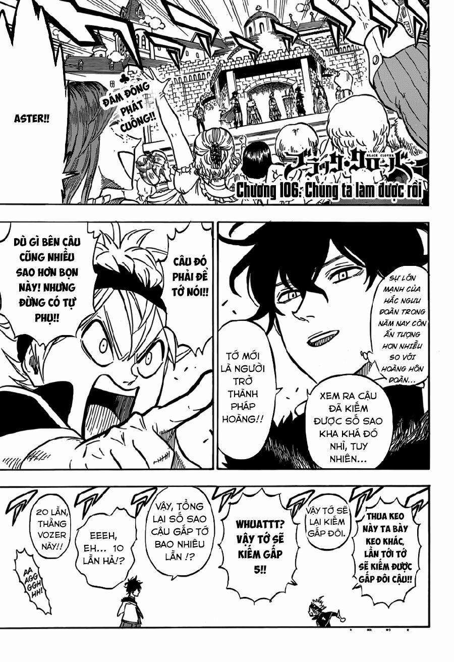 Black Clover – Pháp Sư Không Phép Thuật 106 trang 1