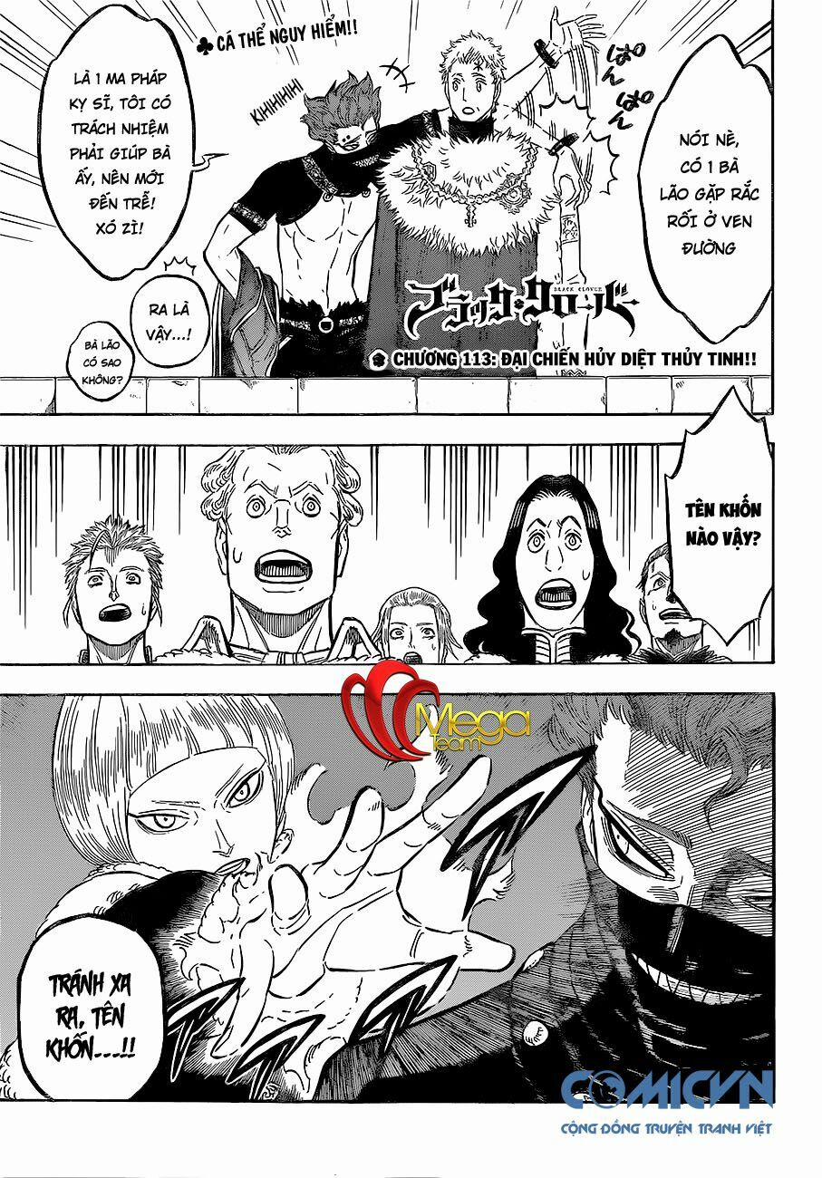 Black Clover – Pháp Sư Không Phép Thuật 113 trang 0