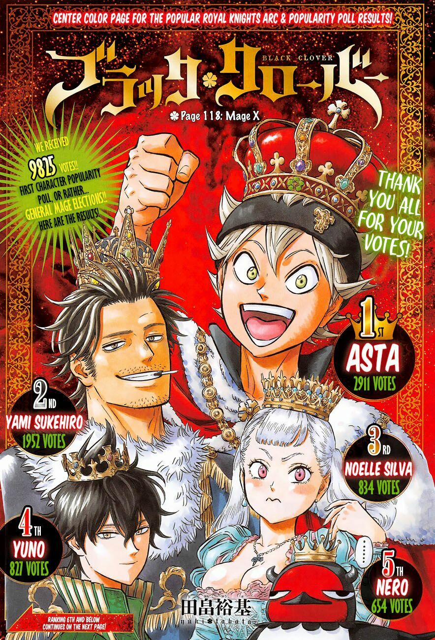 Black Clover – Pháp Sư Không Phép Thuật 118 trang 1