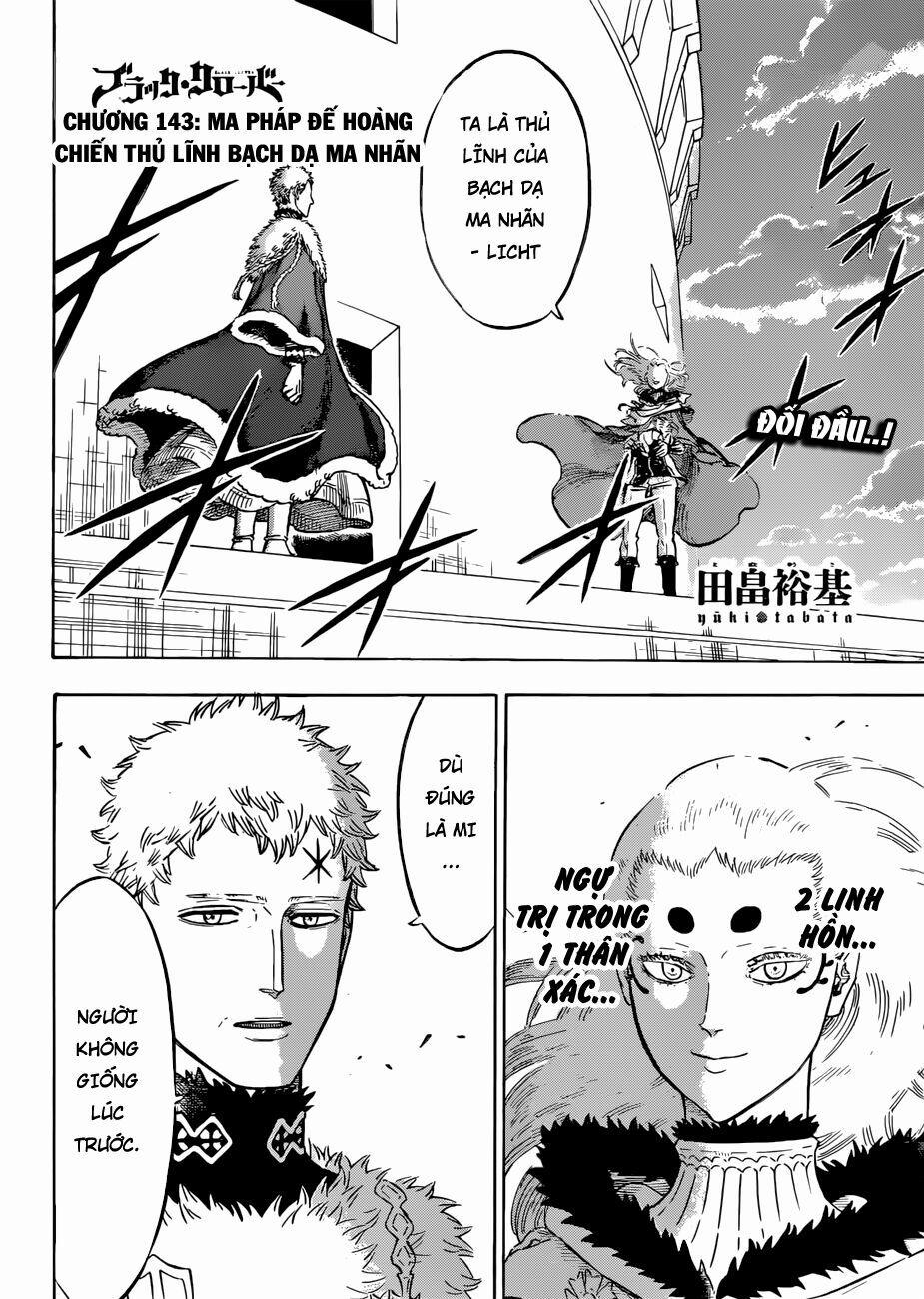 Black Clover – Pháp Sư Không Phép Thuật 143 trang 1