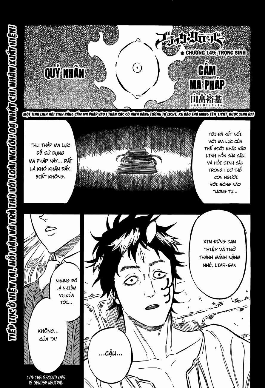Black Clover – Pháp Sư Không Phép Thuật 149 trang 0