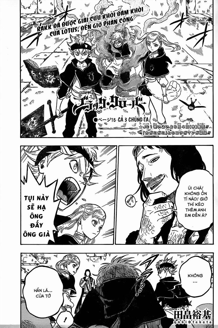 Black Clover – Pháp Sư Không Phép Thuật 15 trang 0