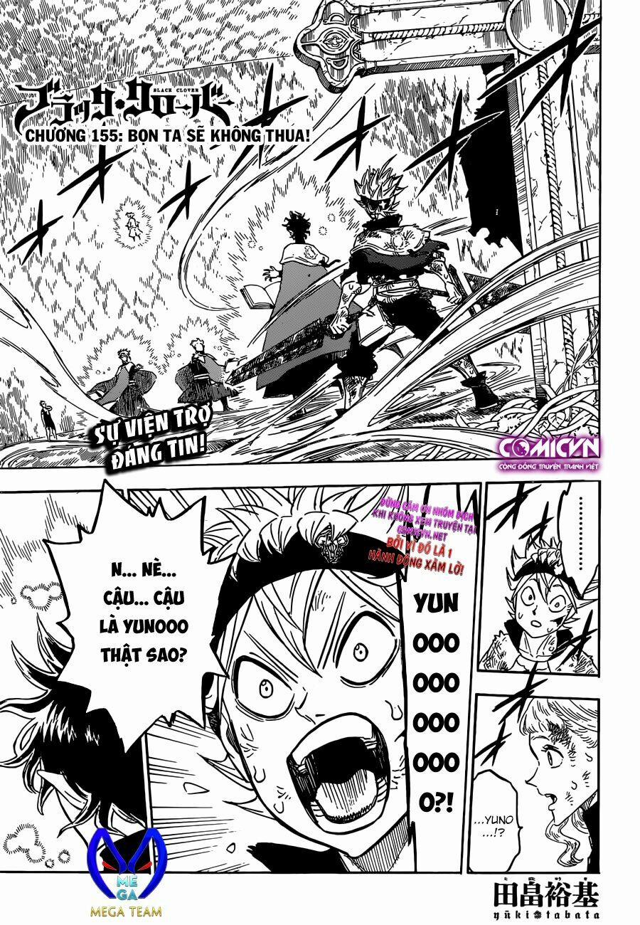 Black Clover – Pháp Sư Không Phép Thuật 155 trang 0