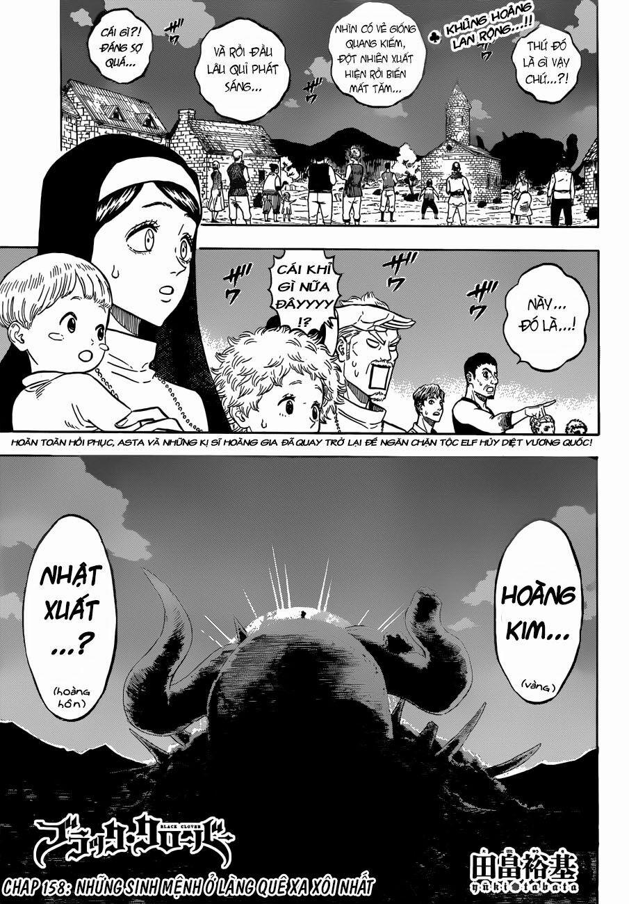 Black Clover – Pháp Sư Không Phép Thuật 158 trang 1