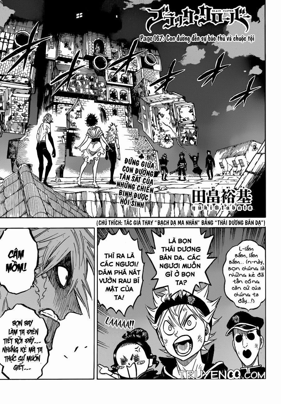 Black Clover – Pháp Sư Không Phép Thuật 167 trang 1