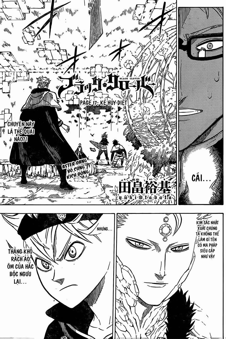 Black Clover – Pháp Sư Không Phép Thuật 17 trang 0